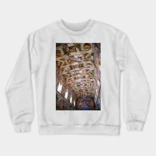 Sistine Chapel ceiling. (C026/9326) Crewneck Sweatshirt